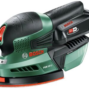 Bosch Levigatrice delta a batteria  PSM 18 LI, 18 V, 2.5 Ah, 1 batteria