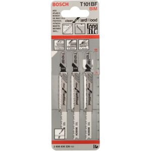 Bosch Set lame per seghetto alternativo  T101BF in acciaio L 100 mm 3 pezzi