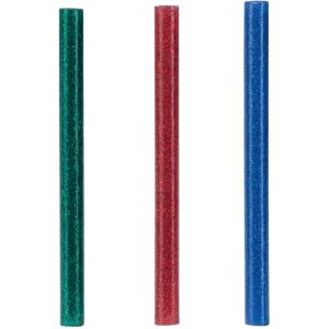 Rapid Stick di colla a caldo  Glitter7 R/B/G glitter verde, rosso e blu L 90 mm Ø 7 mm 115 g