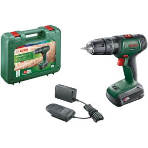 Bosch Trapano avvitatore  +UniversalImpact 18V con batt 2,5 Ah 18 V, 2.5 Ah, 1 batteria con valigetta