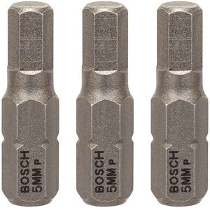 Bosch Accensione bit extra-hard. Esagono 5. 25 mm. 3-pack