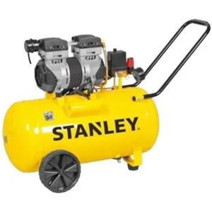 Stanley Compresseur, compresseur d'air sans huile, compresseur silencieux, horizontal, 1 ch, 8 bar, cuve 50 L