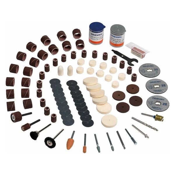 dremel set accessori miniutensili multiuso  , 150 pezzi