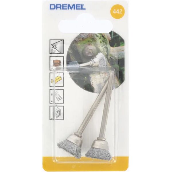 dremel spazzola  Ø 0.13 cm, 2 pezzi