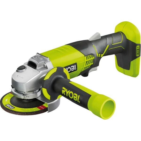 ryobi smerigliatrice angolare a batteria litio (li-ion)  r18ag-0 , 18 v Ø 115 mm, 0 ah, senza batteria