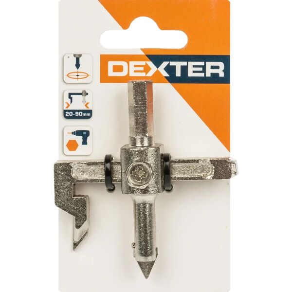 dexter punta per vetro e piastrelle morbide codolo esagonale  l 45.0 mm Ø 94.0 mm