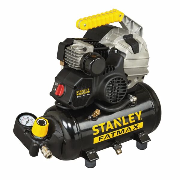 stanley compressore ad olio  hy 227/8/6e, 2 hp, 8 bar, 6 litri