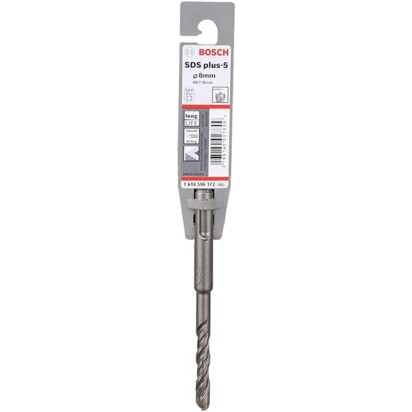 bosch punta per muro codolo sds plus  s4l l 110 mm Ø 8 mm