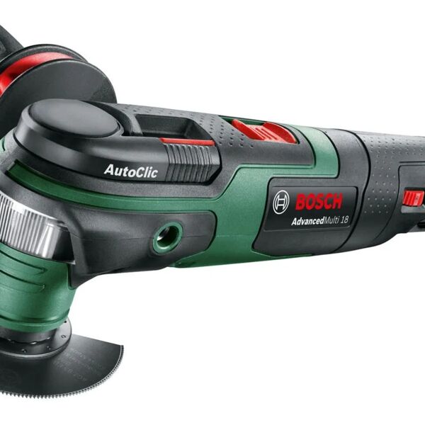 bosch utensile multifunzione a batteria litio (li-ion)  advanced multi 18 18 v, senza batteria