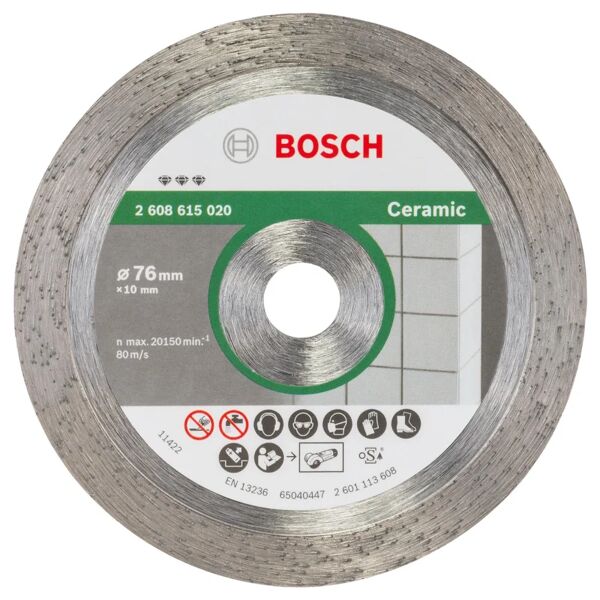 bosch disco da taglio diamantato continuo  Ø76x10xsp1.9 mm