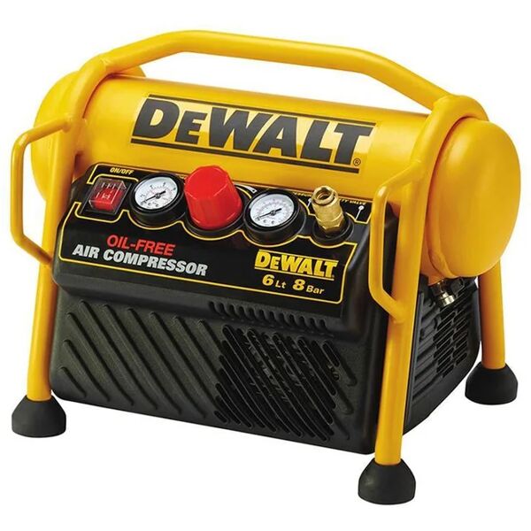 dewalt compressore  dpc6mrc-qs, 1.5 hp, 8 bar, 6 litri