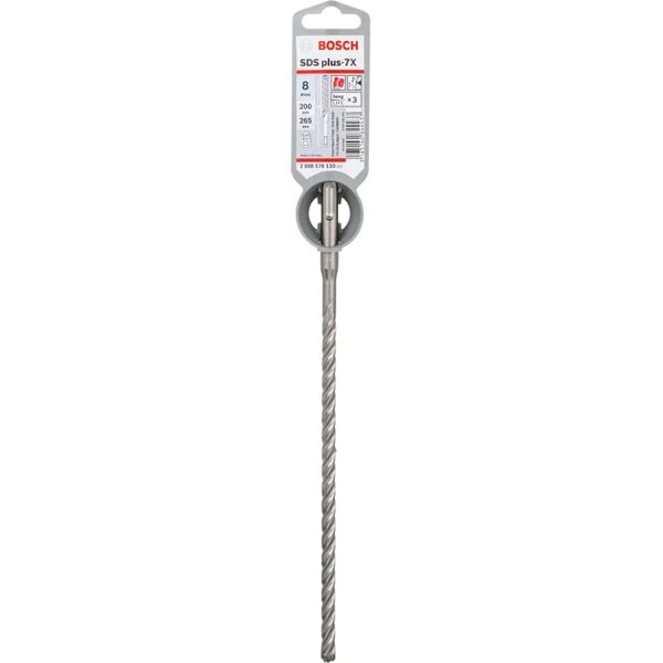 bosch punta per muro codolo sds plus  4tg 7x l 265.0 mm Ø 8.0 mm