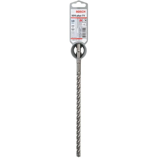 bosch punta per muro codolo sds plus  4tg 7x l 265.0 mm Ø 10.0 mm