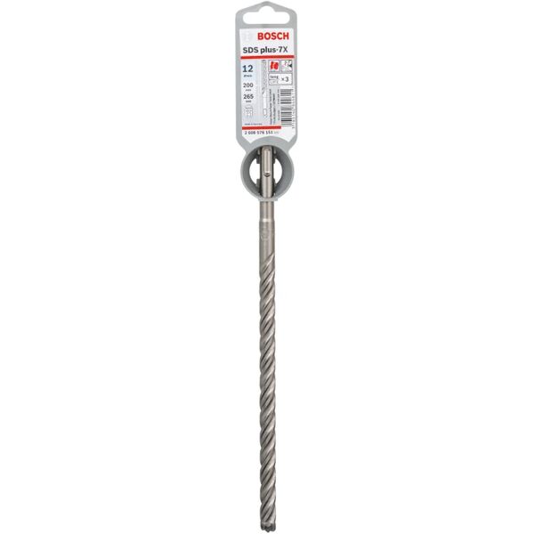 bosch punta per muro codolo sds plus  4tg 7x l 265.0 mm Ø 12.0 mm