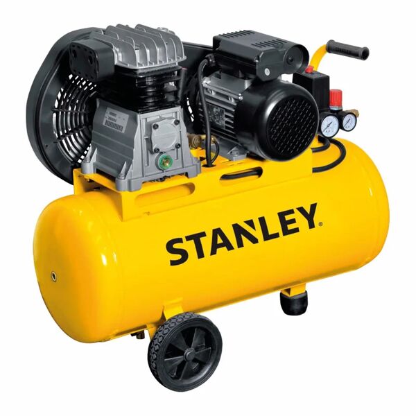 stanley compressore a cinghia  b 251e/9/50, 2 hp, 9 bar, 50 litri