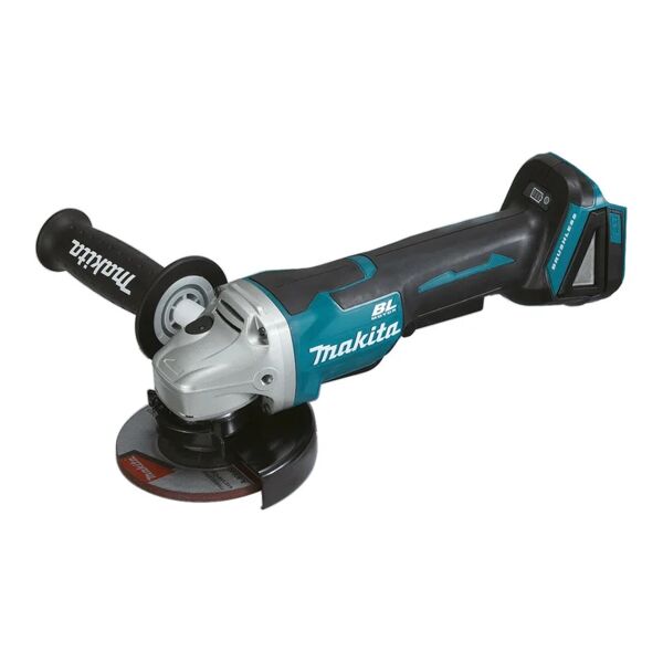 makita smerigliatrice angolare a batteria litio (li-ion)  dga458zj , 18 v Ø 115 mm, 0 ah, senza batteria