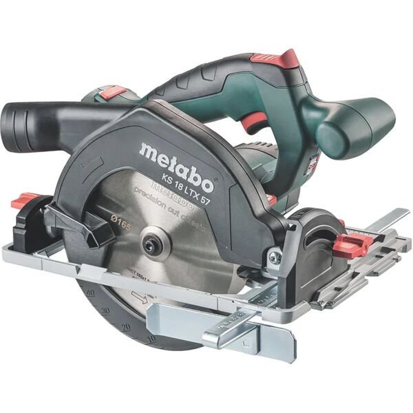 metabo sega circolare a batteria  ks18ltx57 , 18 v Ø 165 mm, 0 ah, senza batteria