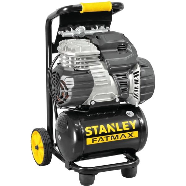 stanley compressore silenziato  s 244/8/10 pcm, 1.5 hp, 8 bar, 10 litri