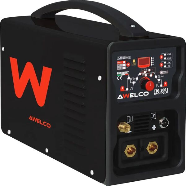 awelco saldatrice inverter  tig 200 i hf-dc pulse mma, tig, tig puls 200 a 5000 w