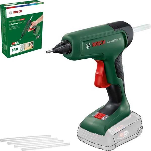 bosch pistola per colla a batteria  advancedglue 18v 0 w