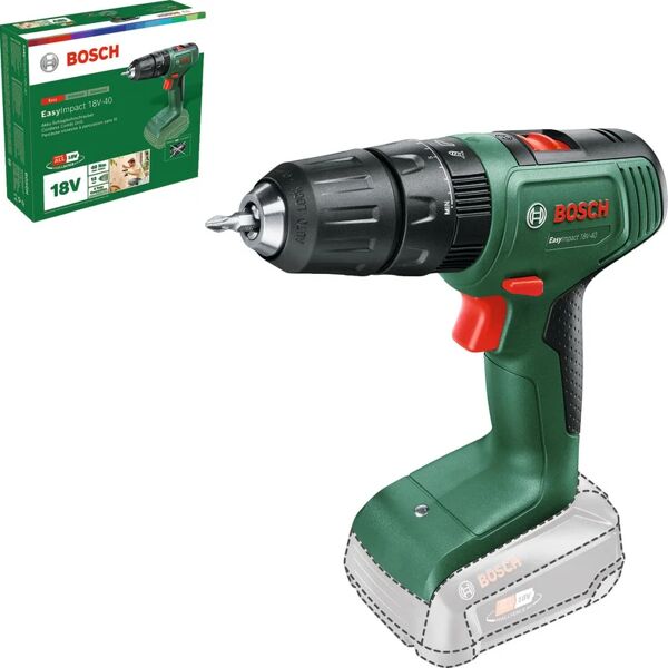 bosch trapano avvitatore a batteria  trapano easyimpact 18v-40 18 v, batteria non inclusa