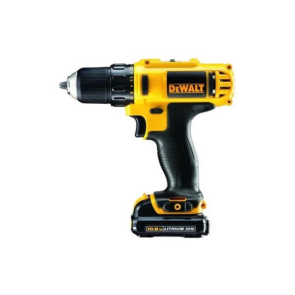 dewalt trapano avvitatore 2 batterie litio 10,8v 2ah (dcd710d2-qw) - 2 batterie al litio da 2ah