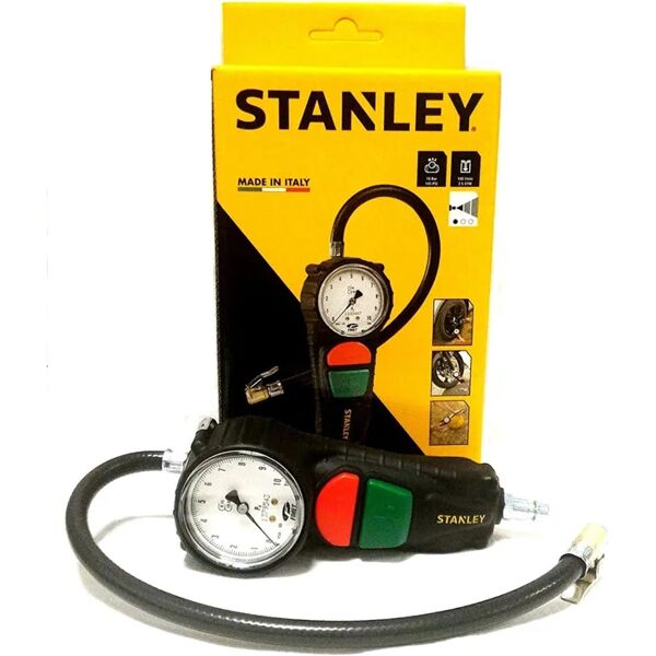 stanley pistola gonfiaggio pneumatici omologata con attacco rapido per compressore