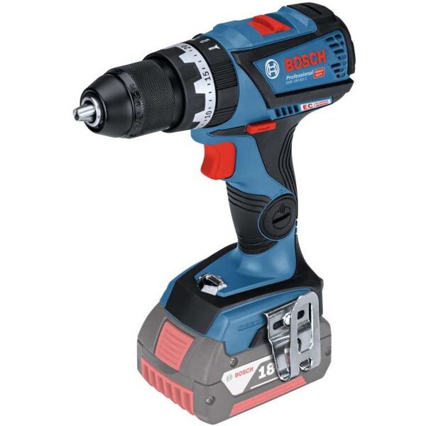 bosch - trapano avvitatore a percussione 18 v li-ion Ø 38 mm senza batteria e caricatore - gsb 18v-60 c