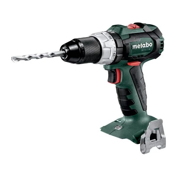 metabo trapano a percussione 18 v sb 18 lt bl - pick+mix (senza batteria), valigetta x