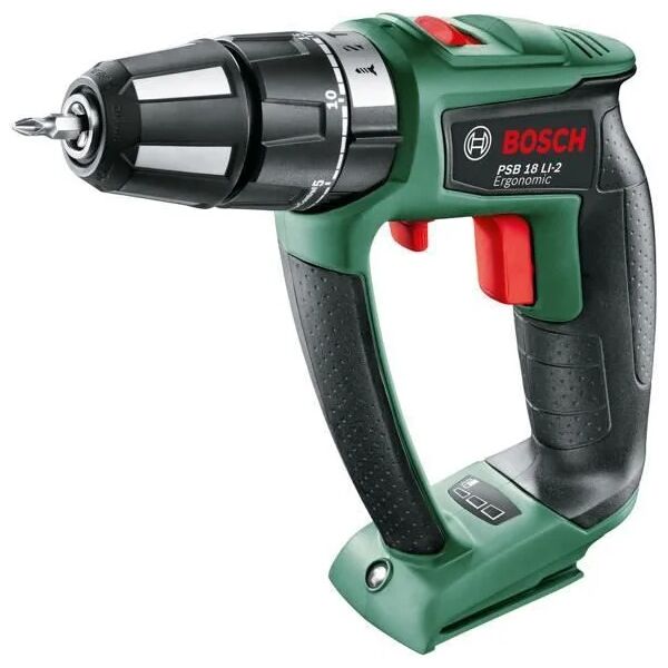 bosch trapano battente-avvitatore con batteria al litio psb 18 li-2 ergonomic mod. 06039b0302 ean 3165140835961 *trasporto gratis*