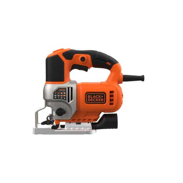 black & decker bes610k, sega a gattuccio 650w, 19 mm, include custodia per il trasporto