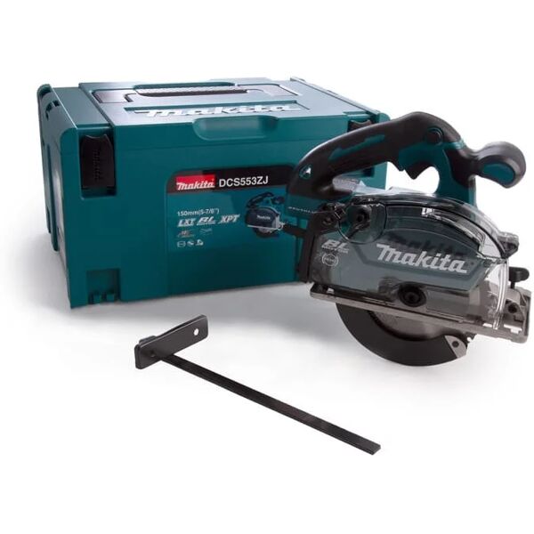 makita dcs 553 zj scie circulaire à main sans fil 18v 150 mm brushless + coffret makpac - sans batterie, sans chargeur