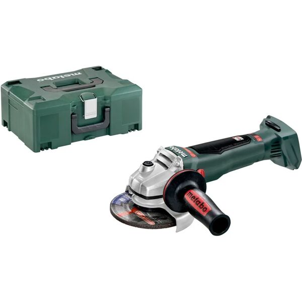 metabo smerigliatrice 125 mm 18 v wb 18 ltx bl 125 quick - pick+mix (senza batteria), valigetta x