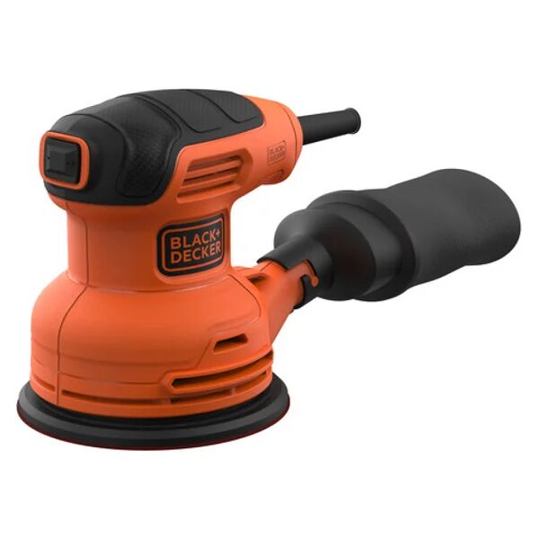 black & decker levigatrice eccentrica a filo Ø125 mm 230w black+decker bew210-qs + 1 abrasivo sacchetto per la polvere