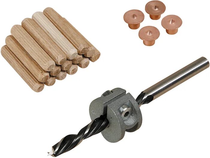 wolfcraft set di spinatura  in legno 110  x 150 mm Ø 8 mm