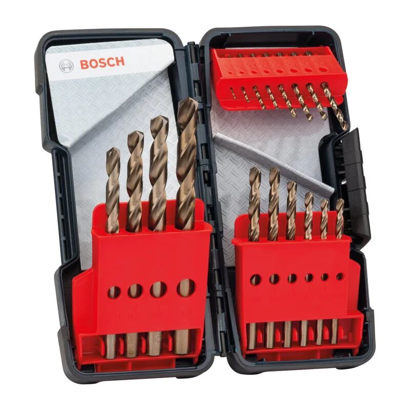 bosch set di punte  codolo cilindrico Ø1-10 mm, 18 pezzi