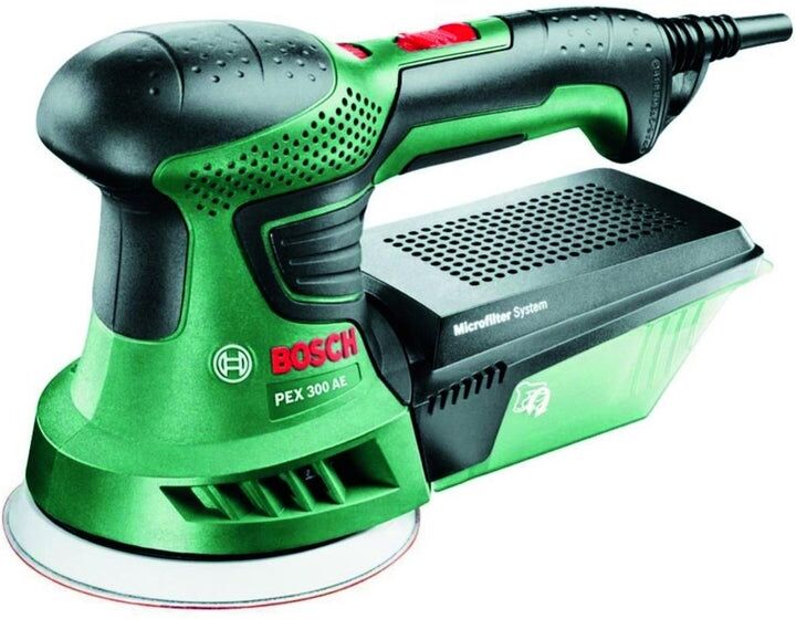 bosch levigatrice rotorbitale  pex 300 ae 270 w 12000 giri/min