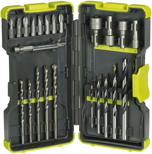 ryobi set di punte e inserti  rak30mix 30 pezzi