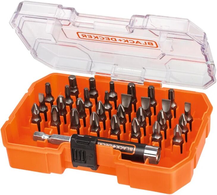 black & decker set di inserti per avvitatori  a7228-xj 31 pezzi