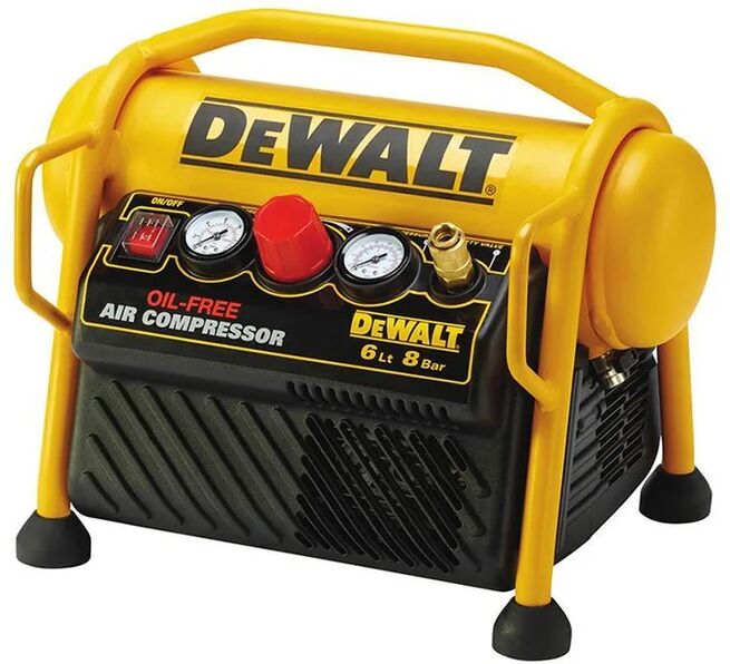 dewalt compressore  dpc6mrc-qs, 1.5 hp, 8 bar, 6 litri