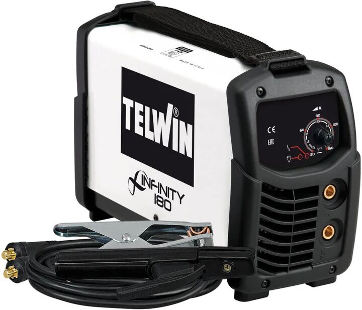 telwin saldatrice inverter  infinity 180 + acx mma, tig 160 a 4500 w