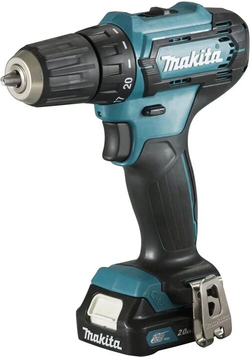 makita trapano avvitatore a batteria  df333dsaj 12 v, 2 ah, 2 batterie con valigetta