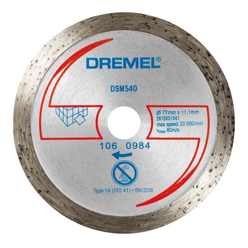 dremel disco  in acciaio 77 x 77 mm Ø 7.7 cm