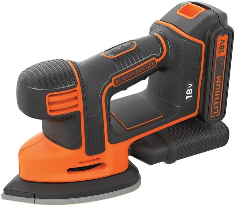 black & decker multilevigatrice a batteria litio  bdcds18 ,18 v 1.5 ah, 1 batteria, 12000 giri/min