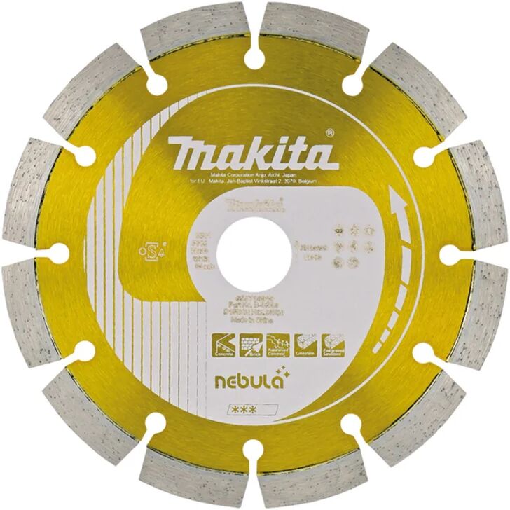 makita disco da taglio segmentato  disco diamantato a settori 150 mm nebula Ø150x22.2mm