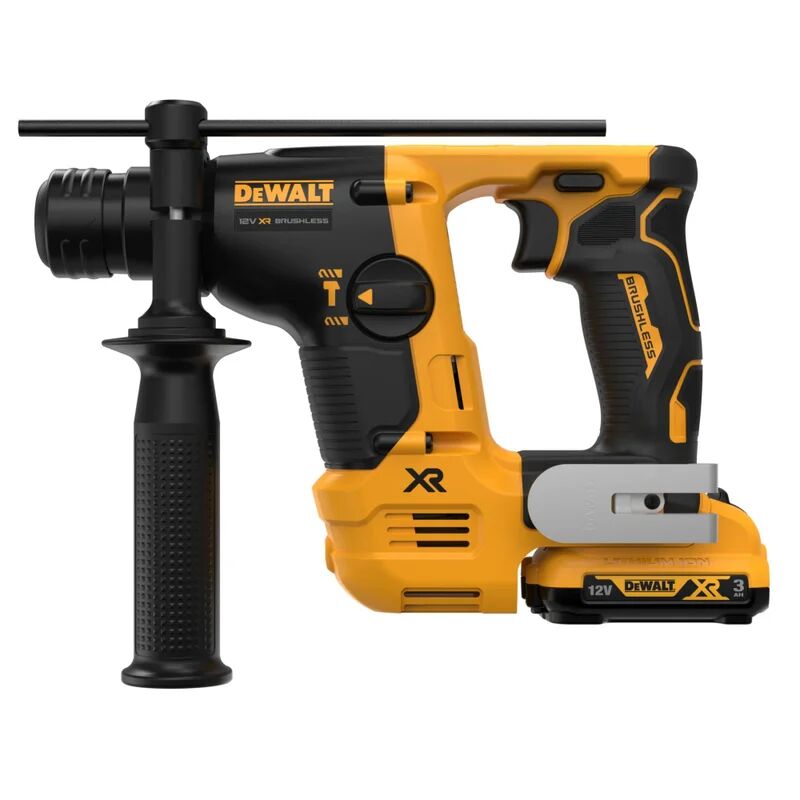 dewalt perforatrice senza fili a batteria  , 12 v , 1.1 j 3 ah, 2 batterie