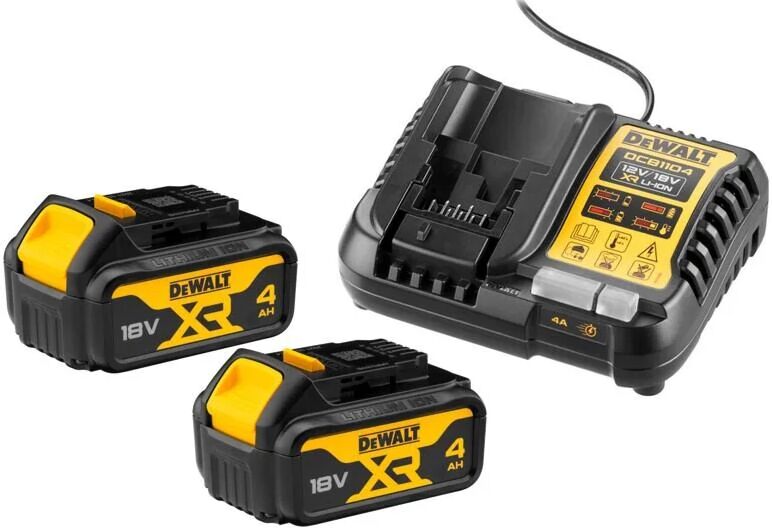 dewalt set caricabatteria  18v 4ah