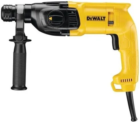 dewalt trapano a percussione 710w sds + 2 joule 3 modalità impugnatura regolabile arresto di profondità + custodia  d25033k