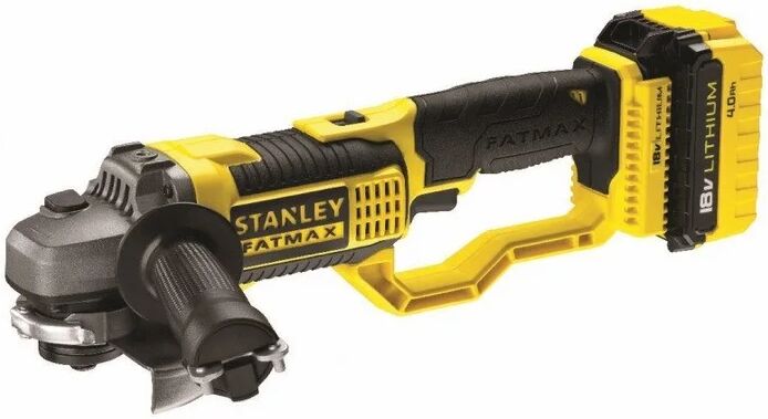 stanley smerigliatrice angolare a batteria 'fmc761m2-qw' 18v - 4,0 ah litio ø disco 125 mm