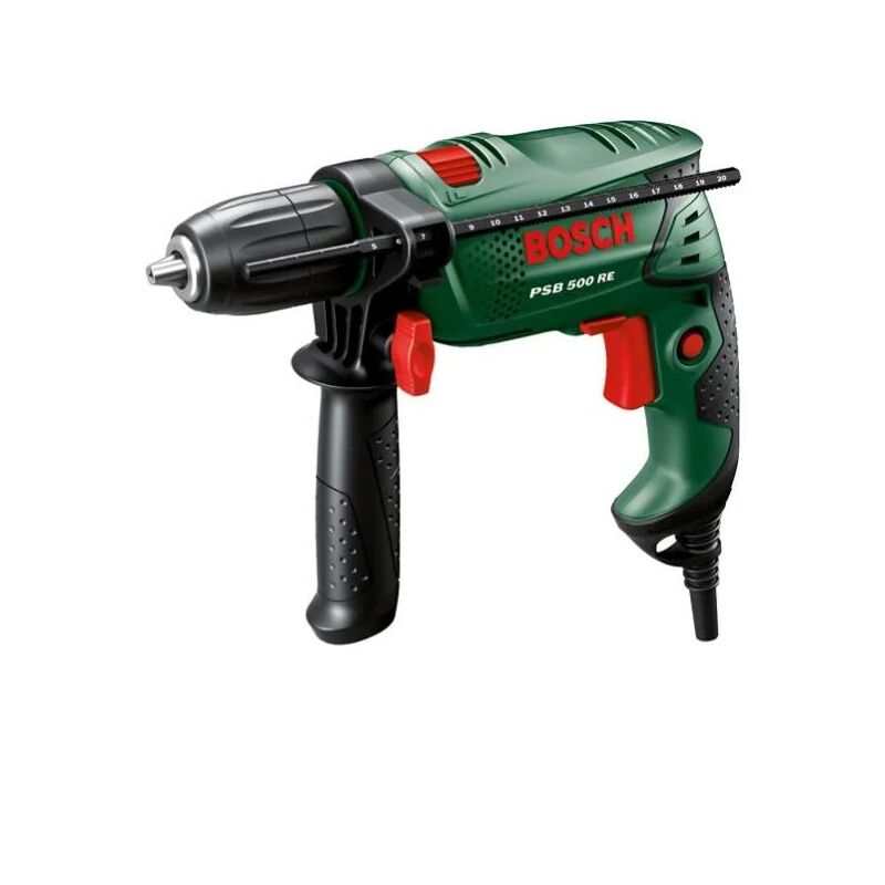 bosch trapano a percussione psb 500 re (ma) cassetta easy.